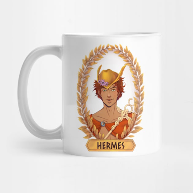 Hermes Olympian God Greek Mythology by Tati Seol